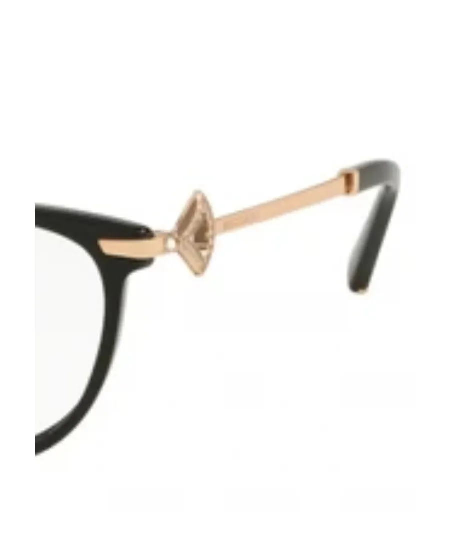 Black Round Frame Flat Mirror