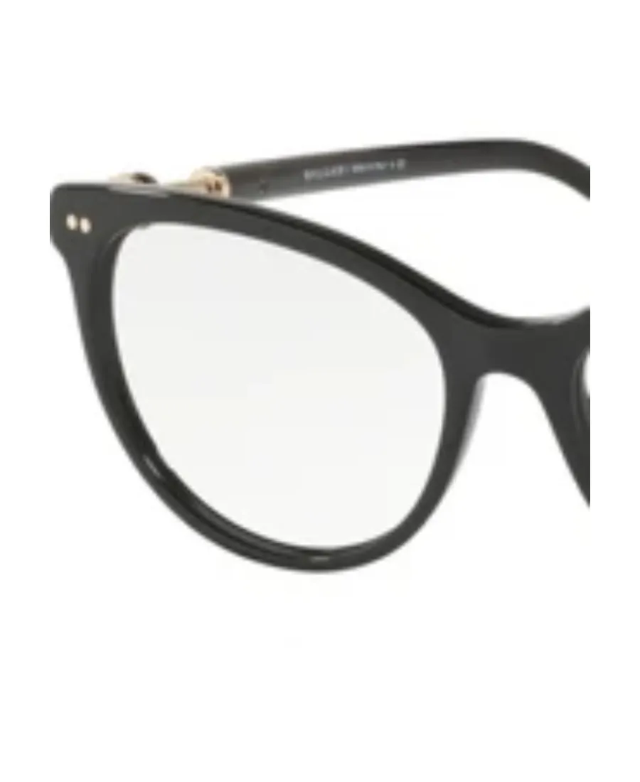 Black Round Frame Flat Mirror
