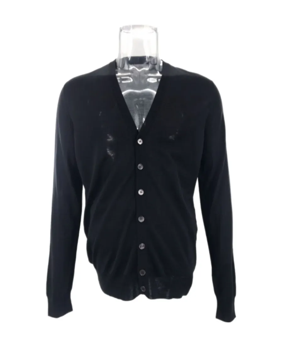 V-Neck Button Sweater