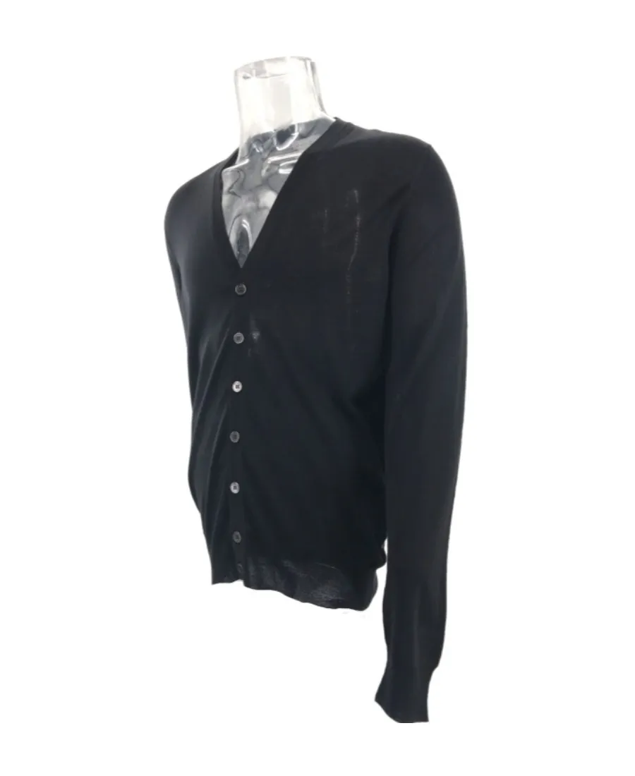 V-Neck Button Sweater