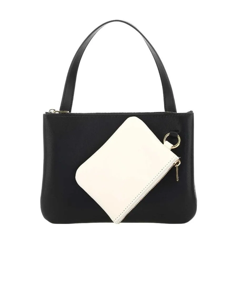 Jil Sander Logo Printed Zipped Crossbody Bag