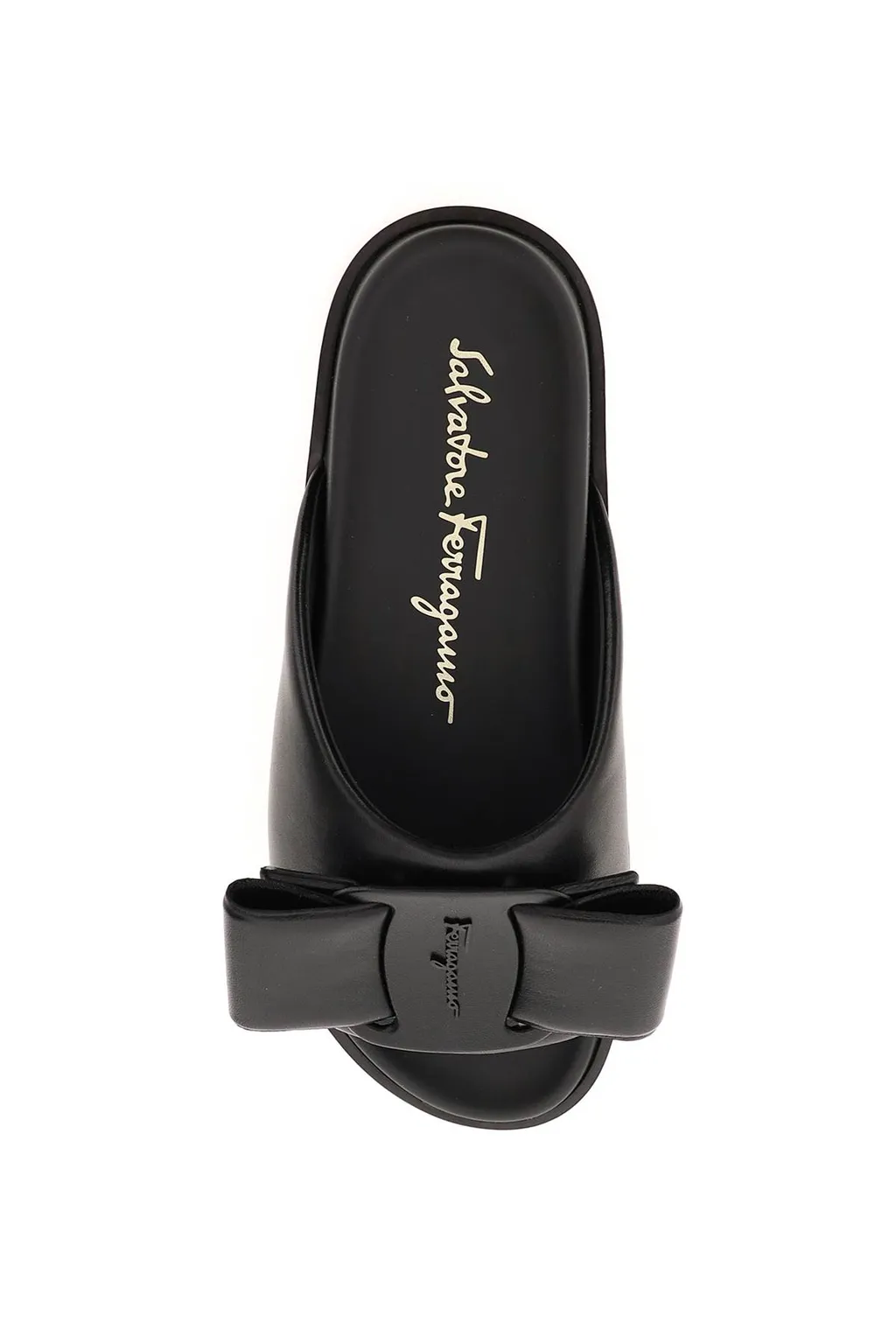 Virgil Bow-Detail Leather Sandals