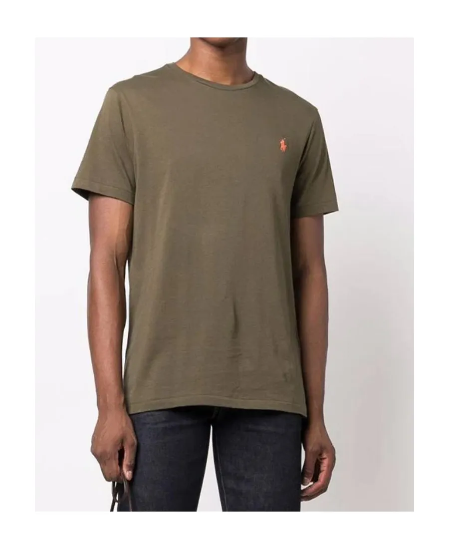 Embroidered-Logo Short-Sleeve T-Shirt