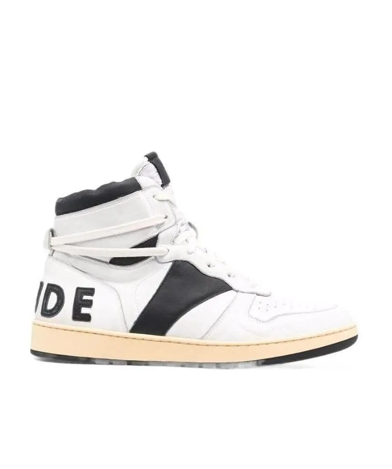 High-Top Logo-Print Trainers