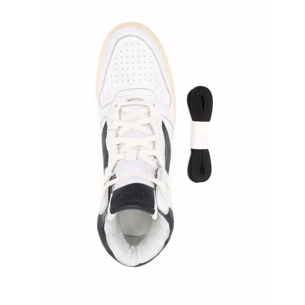 High-Top Logo-Print Trainers