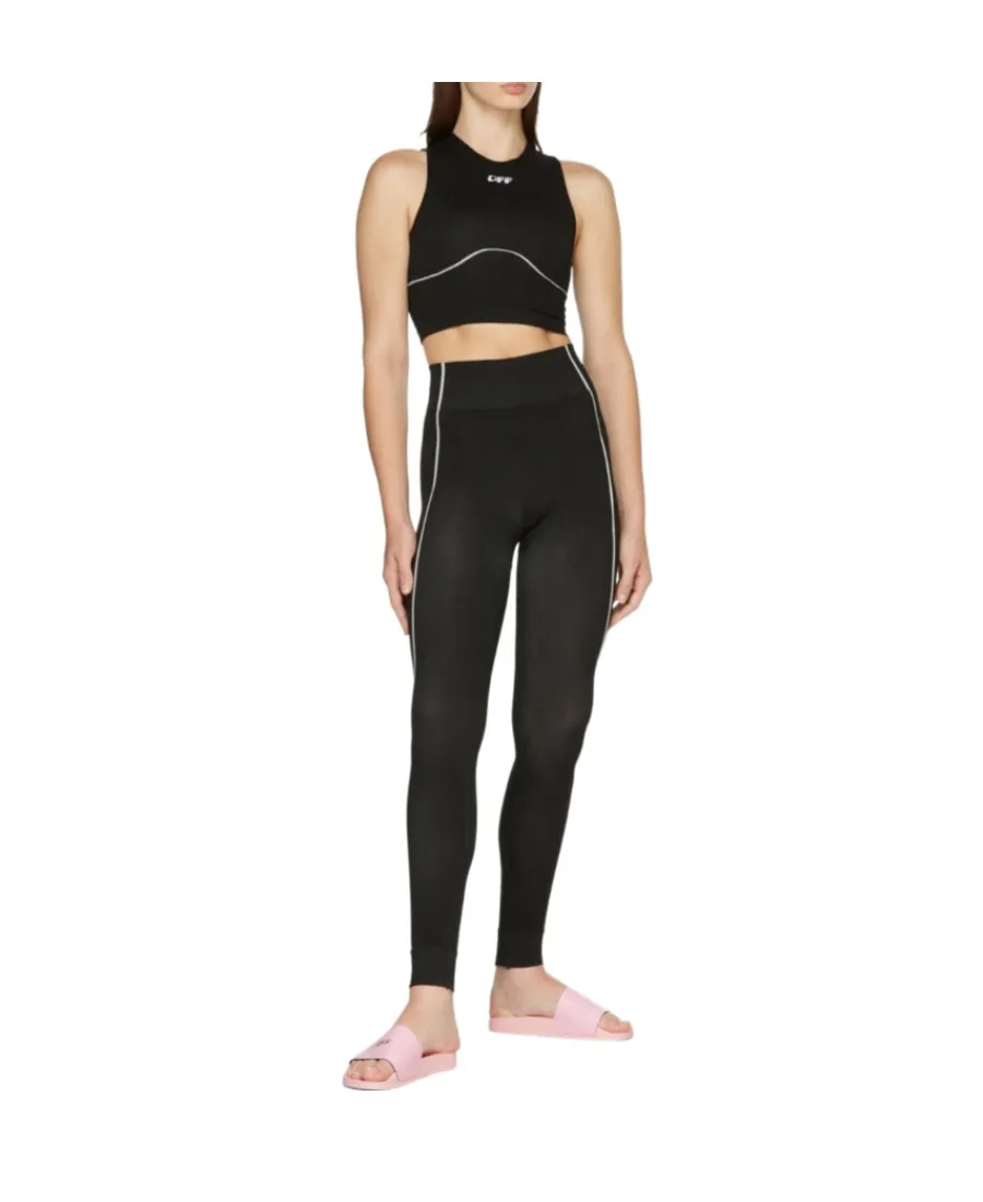Off-White Logo Printed Leggings