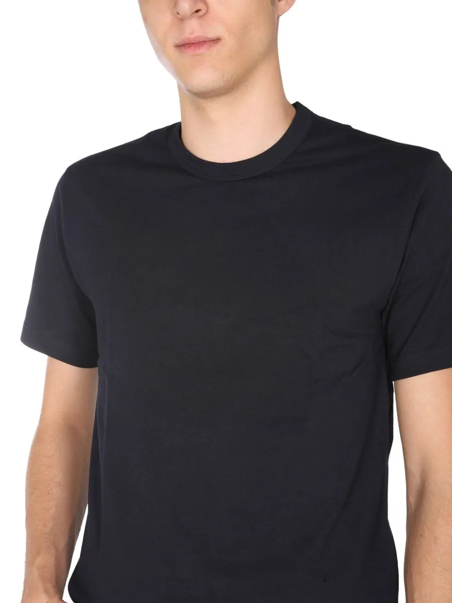 Open-Necked Black Shirt