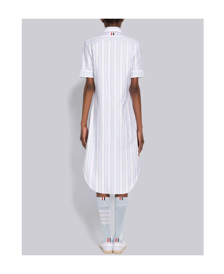 Striped Poplin Shirtdress