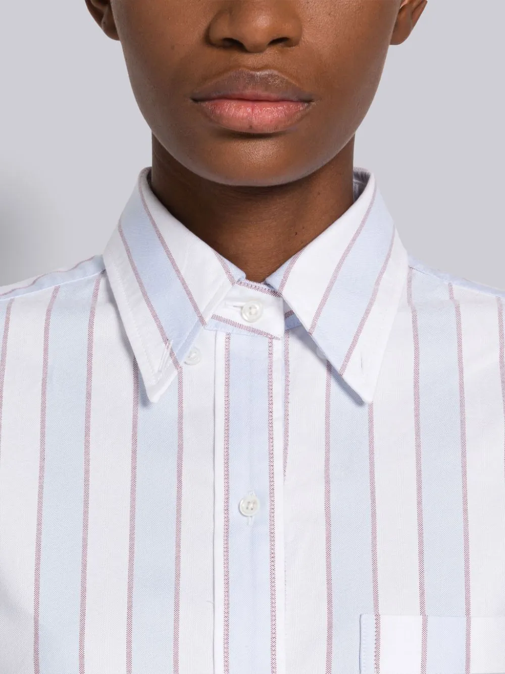 Striped Poplin Shirtdress