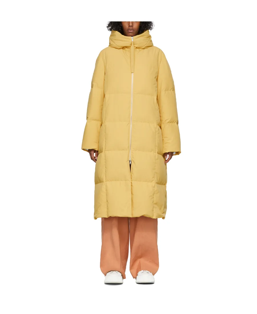 Long Medium-Length Down Jacket