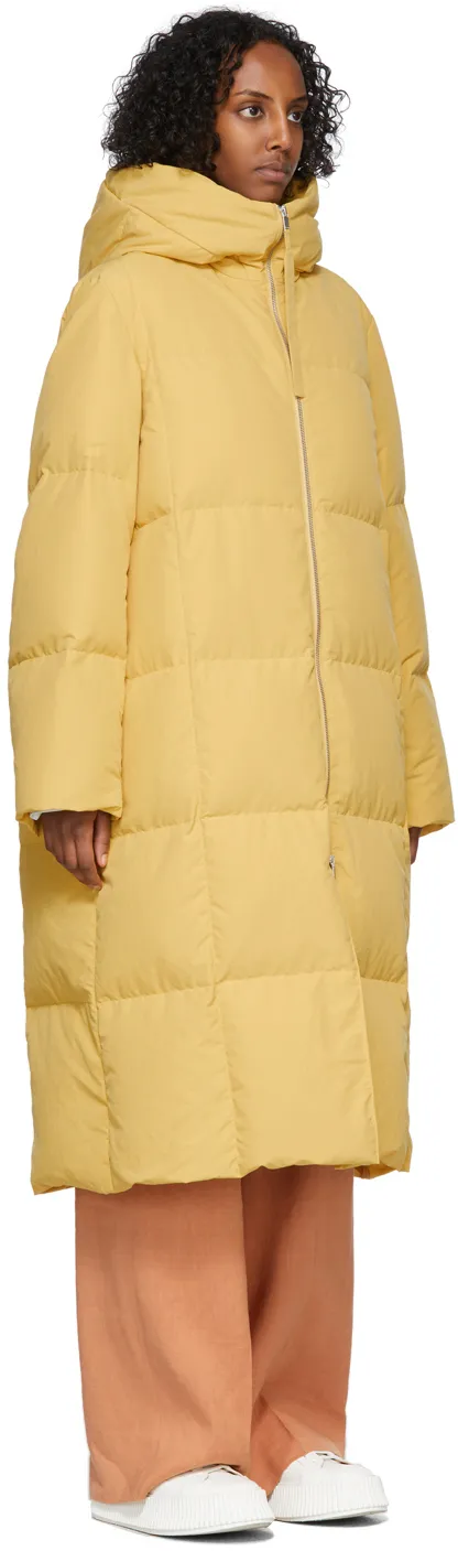 Long Medium-Length Down Jacket