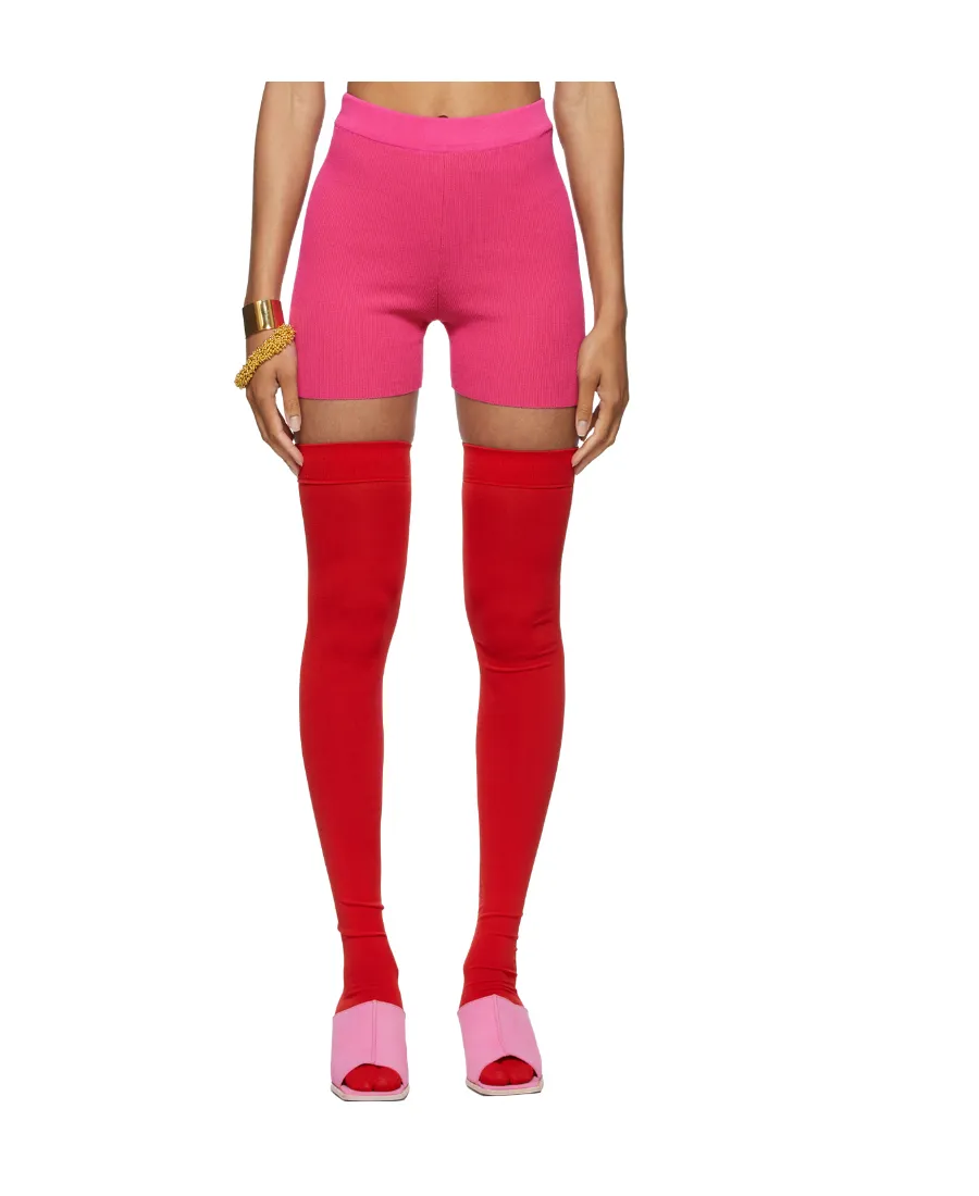 Jacquemus High Waist Knitted Cycling Shorts