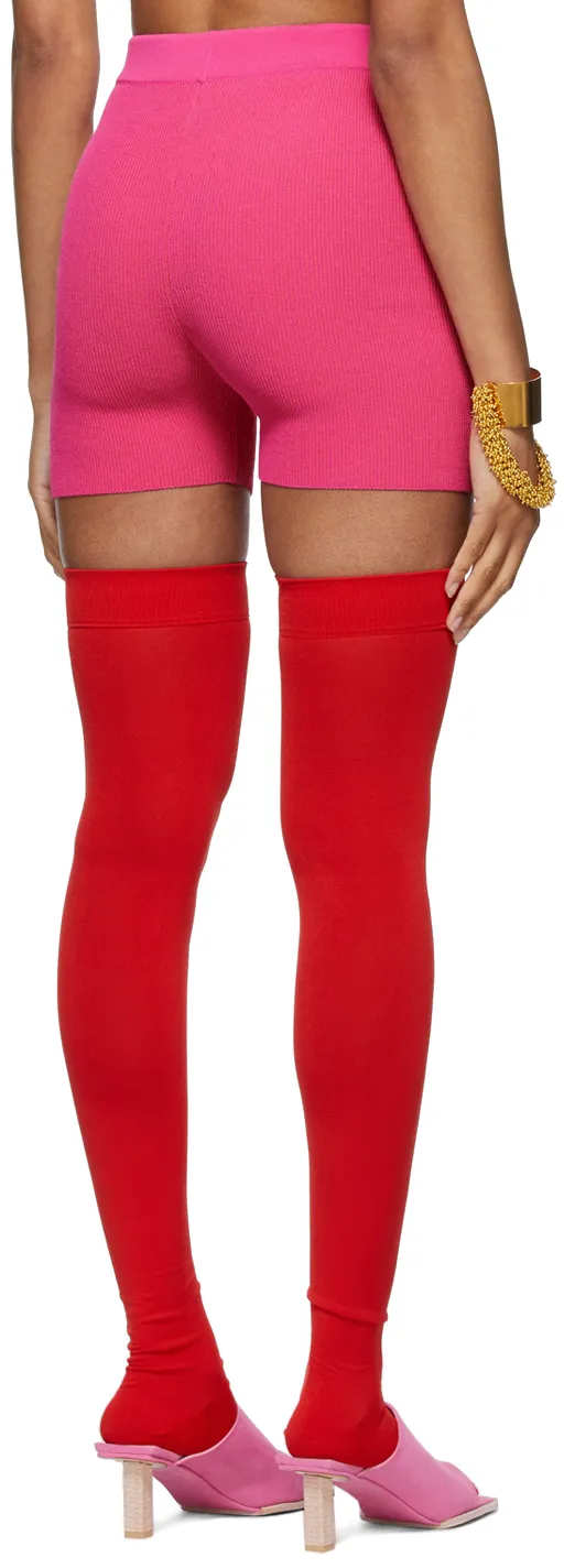 Jacquemus High Waist Knitted Cycling Shorts