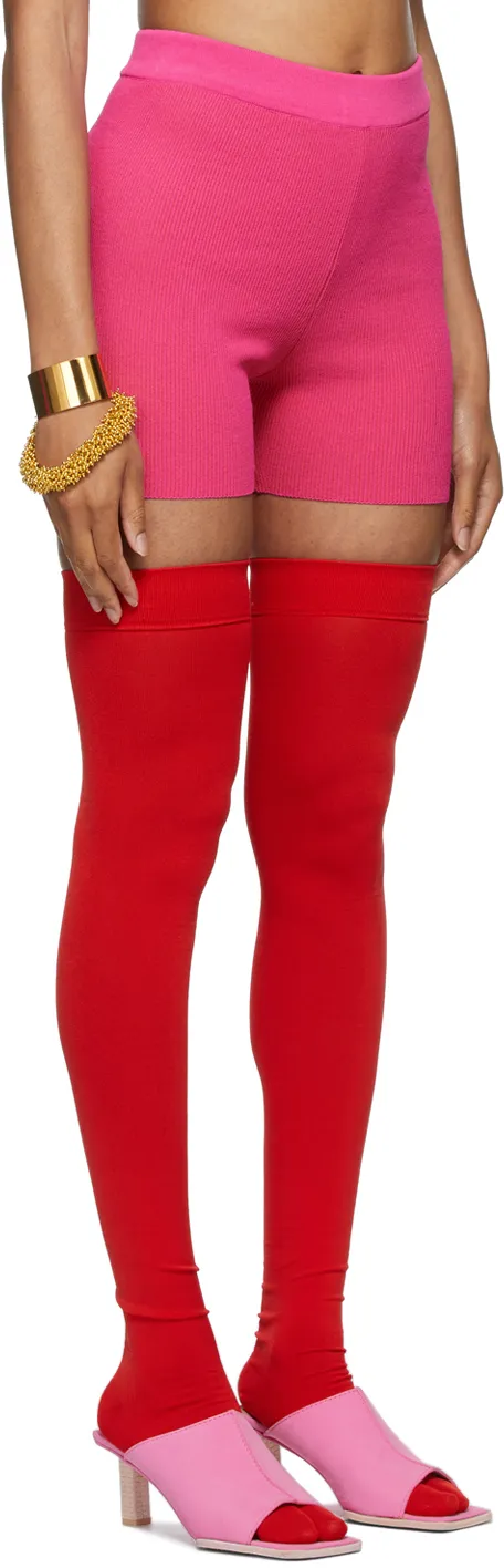 Jacquemus High Waist Knitted Cycling Shorts