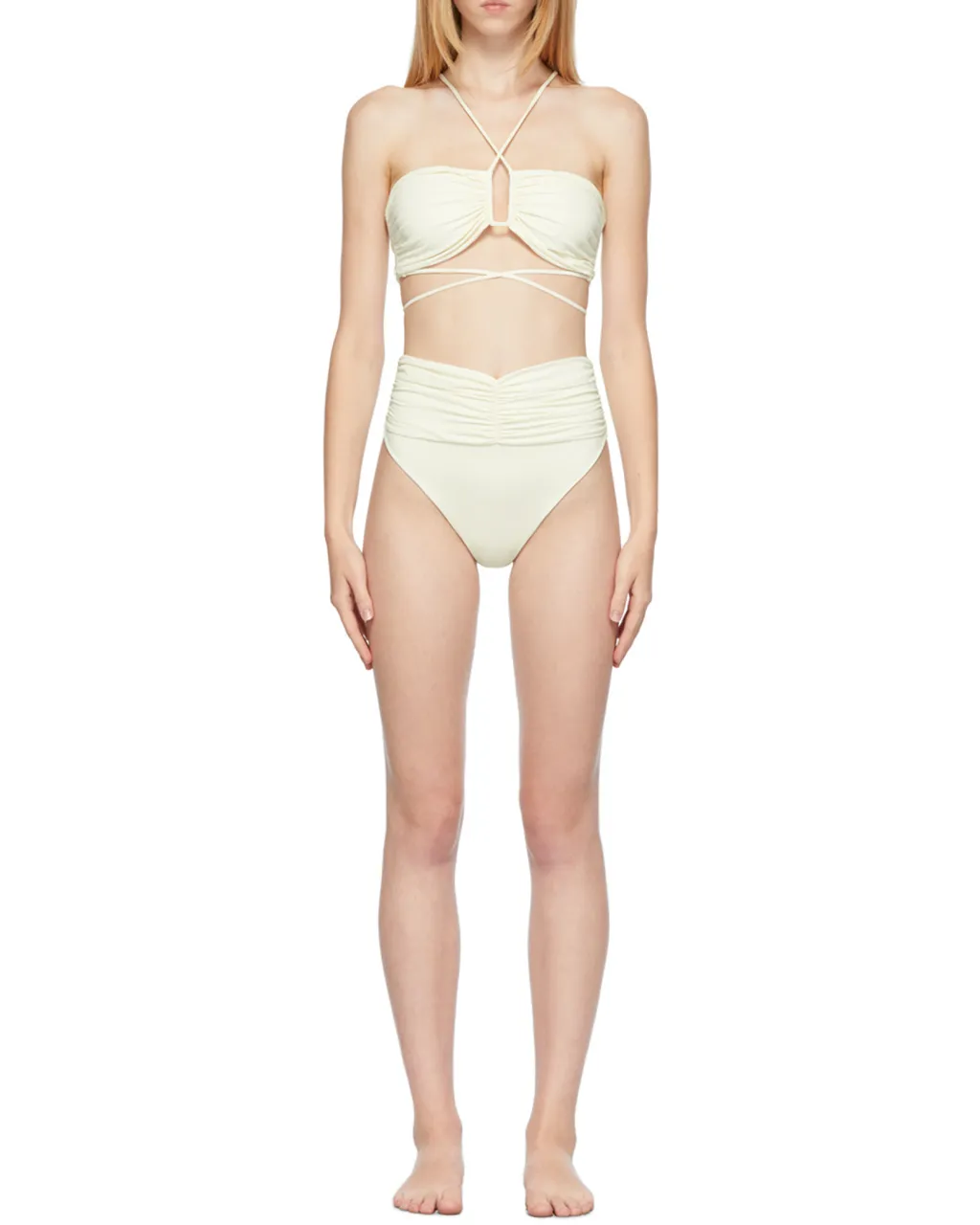 Magda Butrym Crisscross Bandeau Top