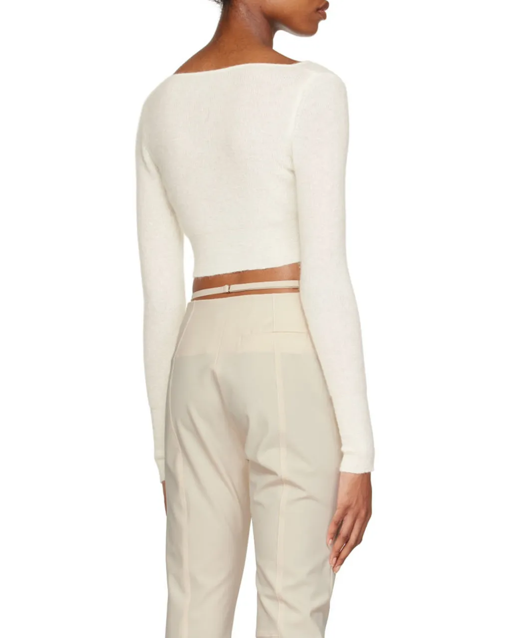 Le Alzou Cropped Cardigan
