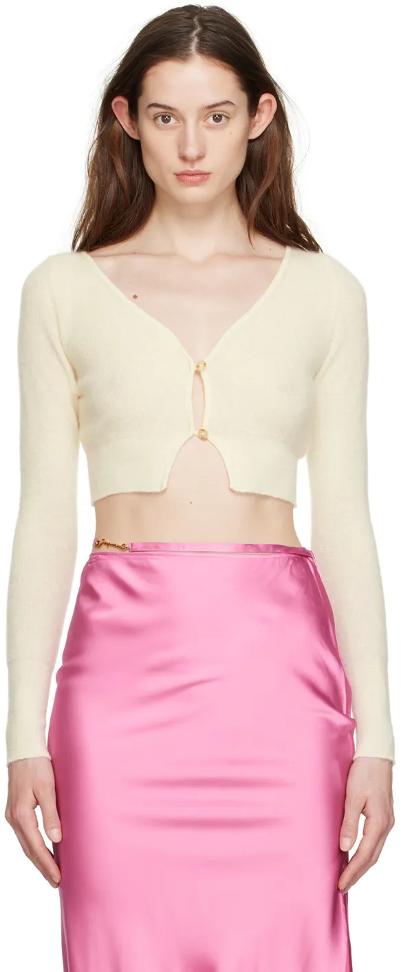 Le Alzou Cropped Cardigan