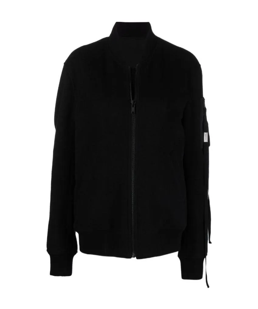 Zip-Up Wool Jacket