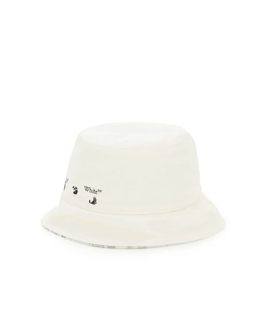 Off-White Logo Print Bucket Hat