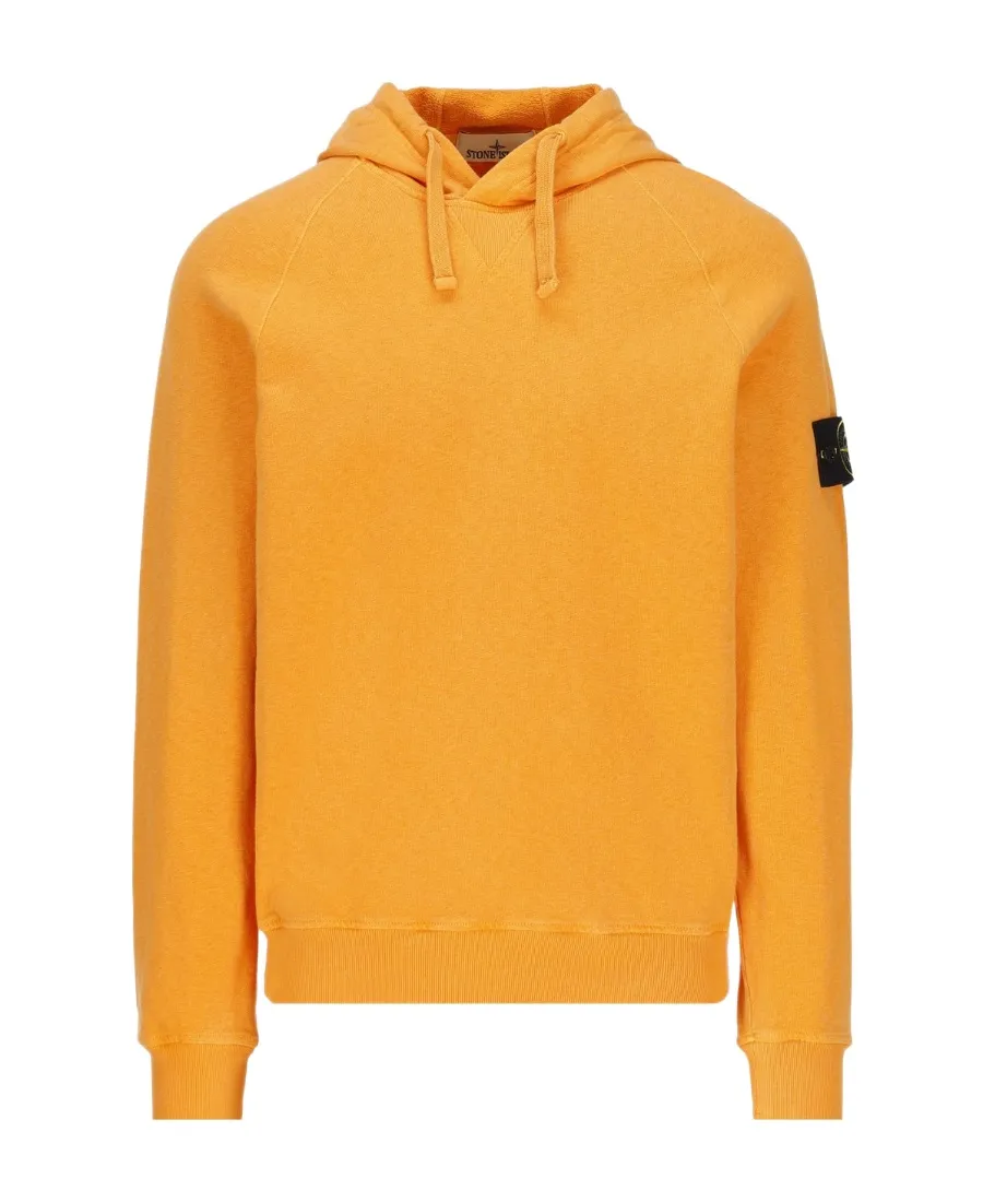 Compass-Patch Cotton Hoodie