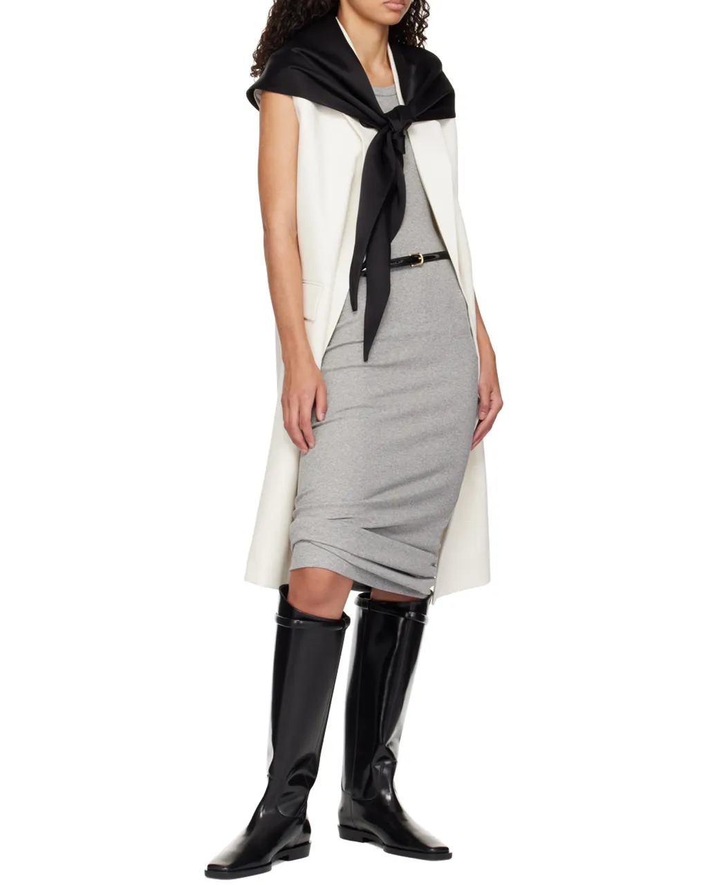 Totme Square-Toe Riding Knee-High Boots
