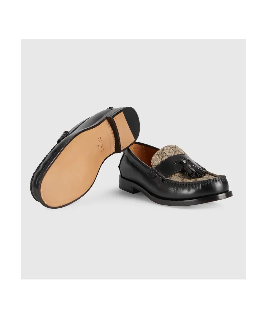 Tassel-Detail Gg Canvas Loafers