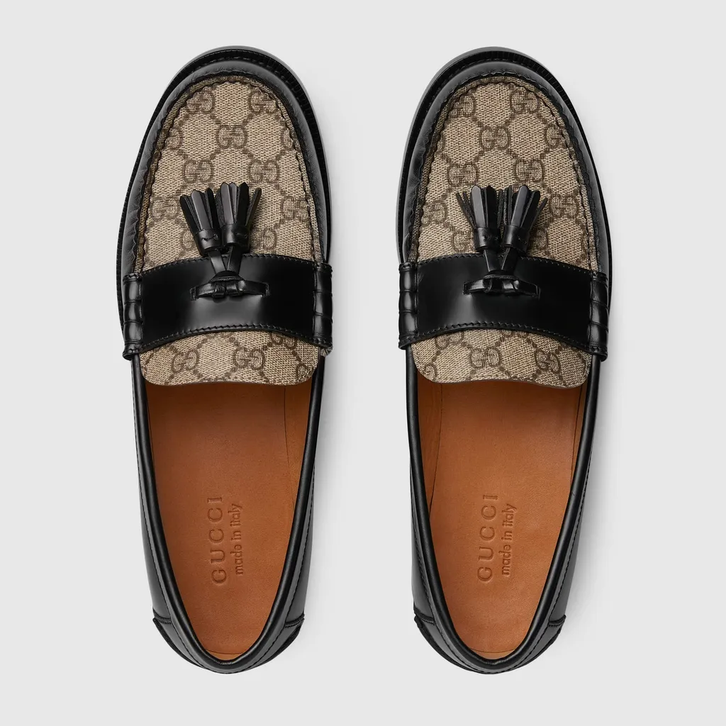 Tassel-Detail Gg Canvas Loafers