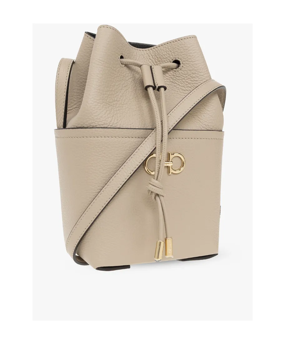 Logo Bucket Shoulder Bag