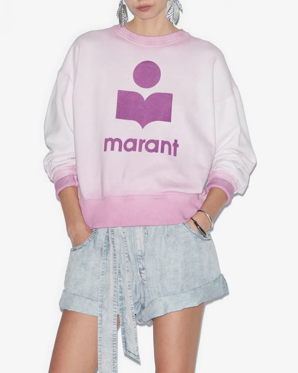 Isabel Marant ÉToile Moby Logo-Printed Crewneck Sweatshirt
