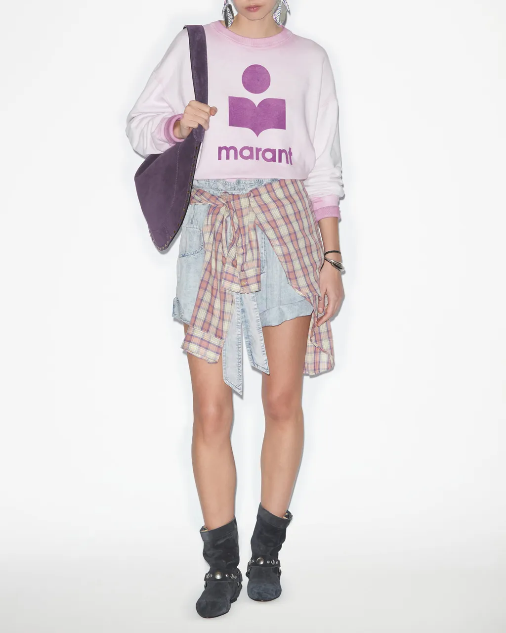 Isabel Marant ÉToile Moby Logo-Printed Crewneck Sweatshirt