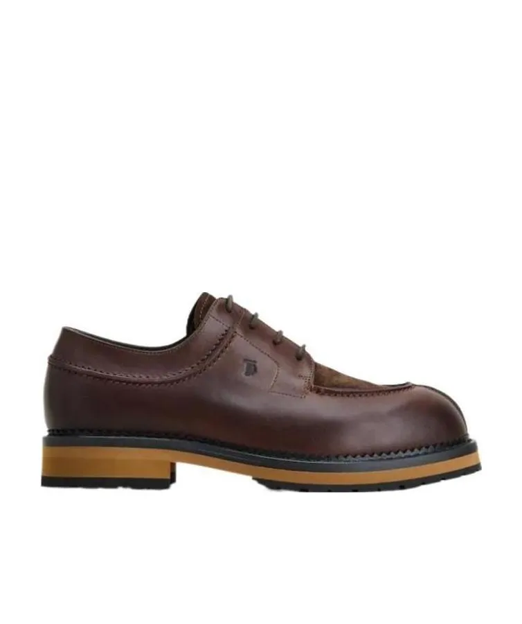 Leather Lace-Up Oxford Shoes
