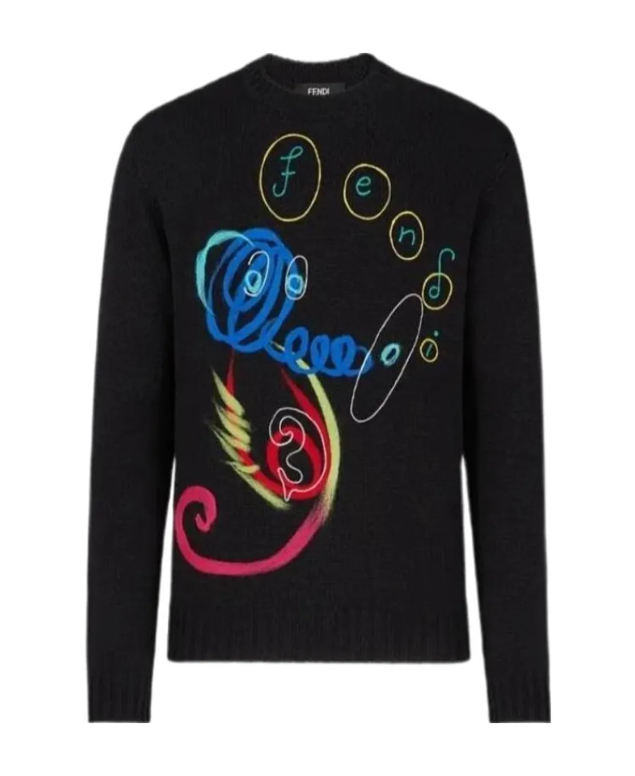 Embroidered Pullover With Logo