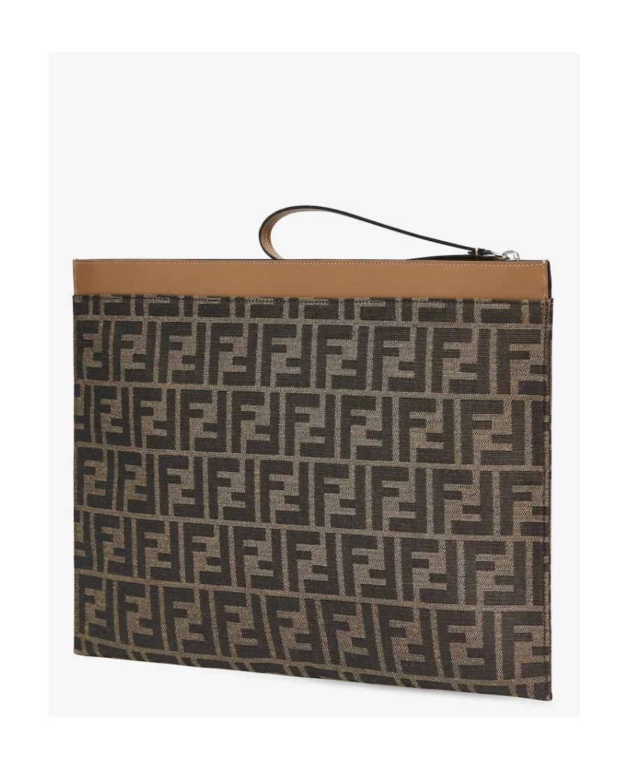 Fendi Ff Medium Flat Pouch