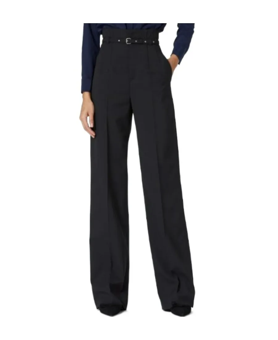 High-Waisted Casual Pants
