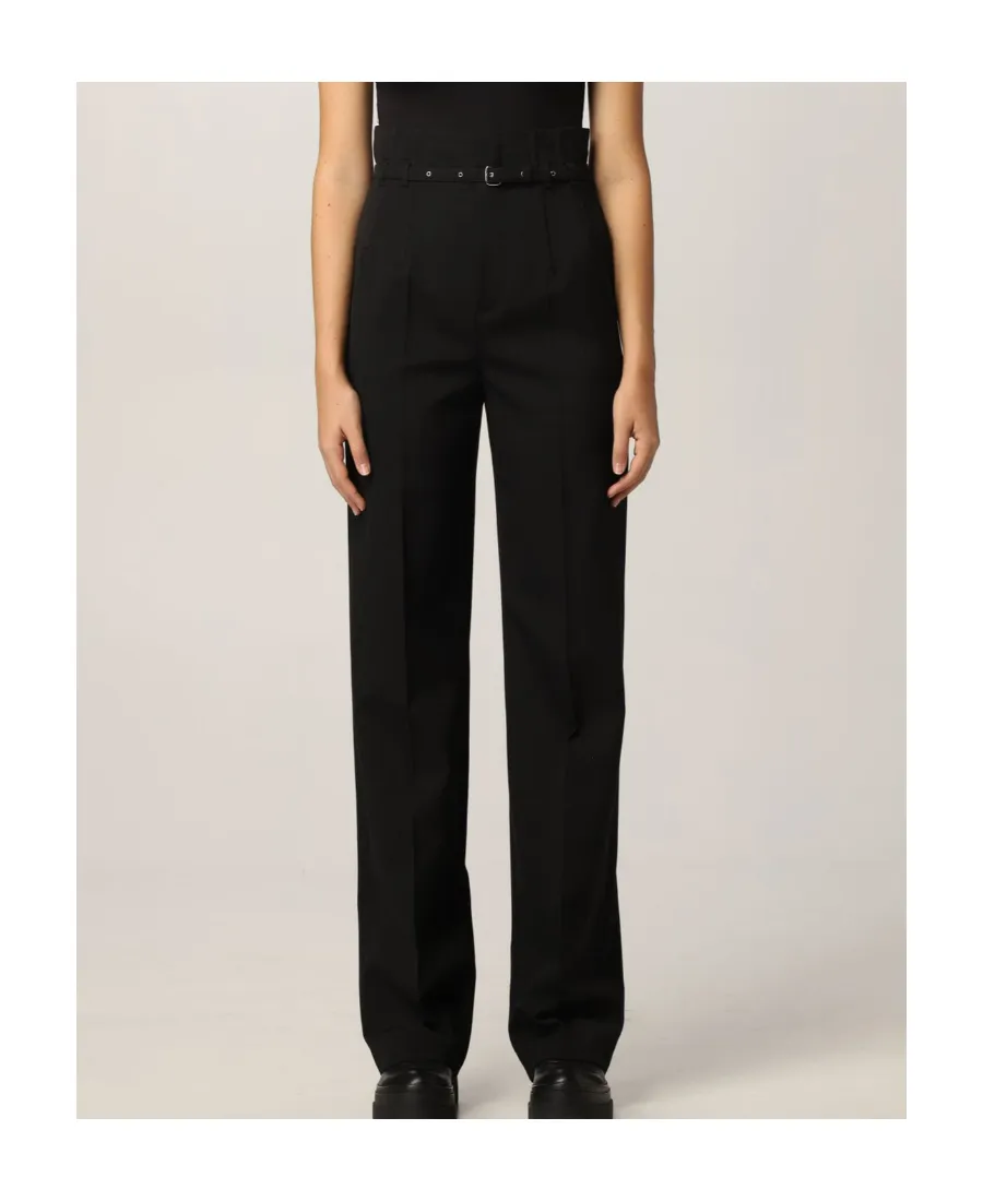 High-Waisted Casual Pants