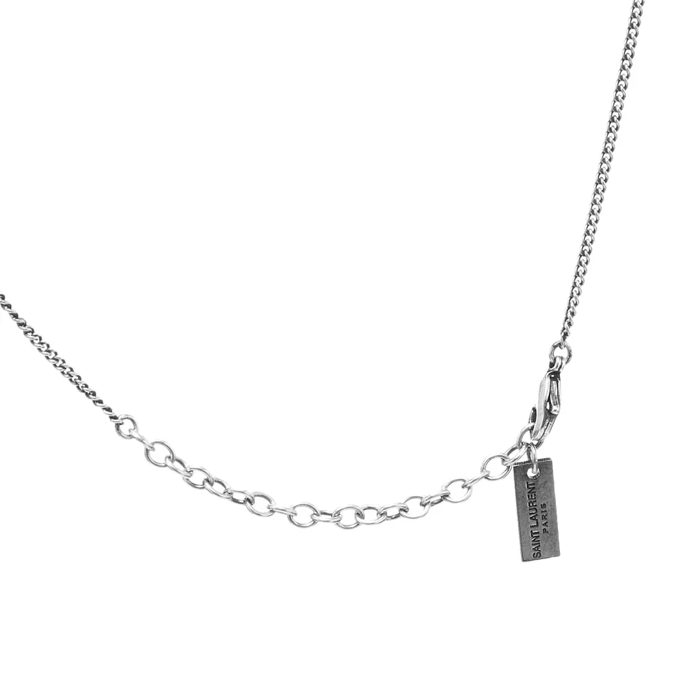Sl Charm Necklace Silver