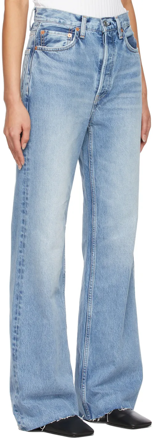 Re/Done High-Waisted Flared Jeans