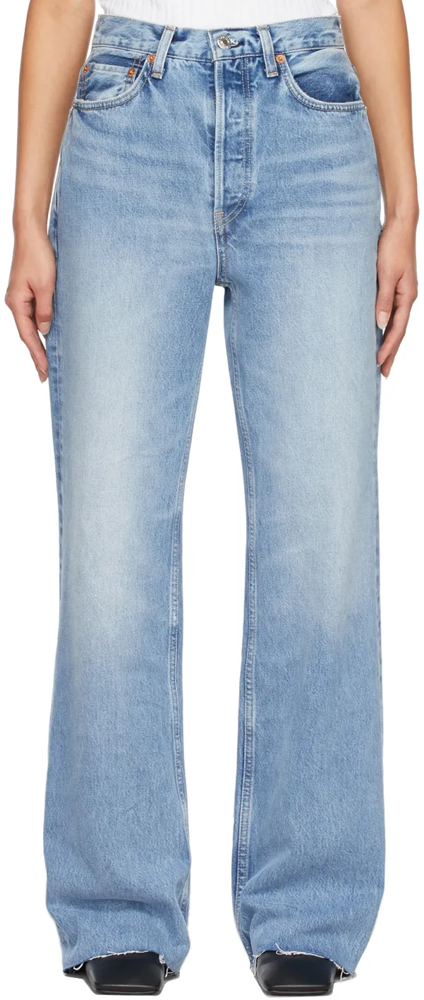 Re/Done High-Waisted Flared Jeans
