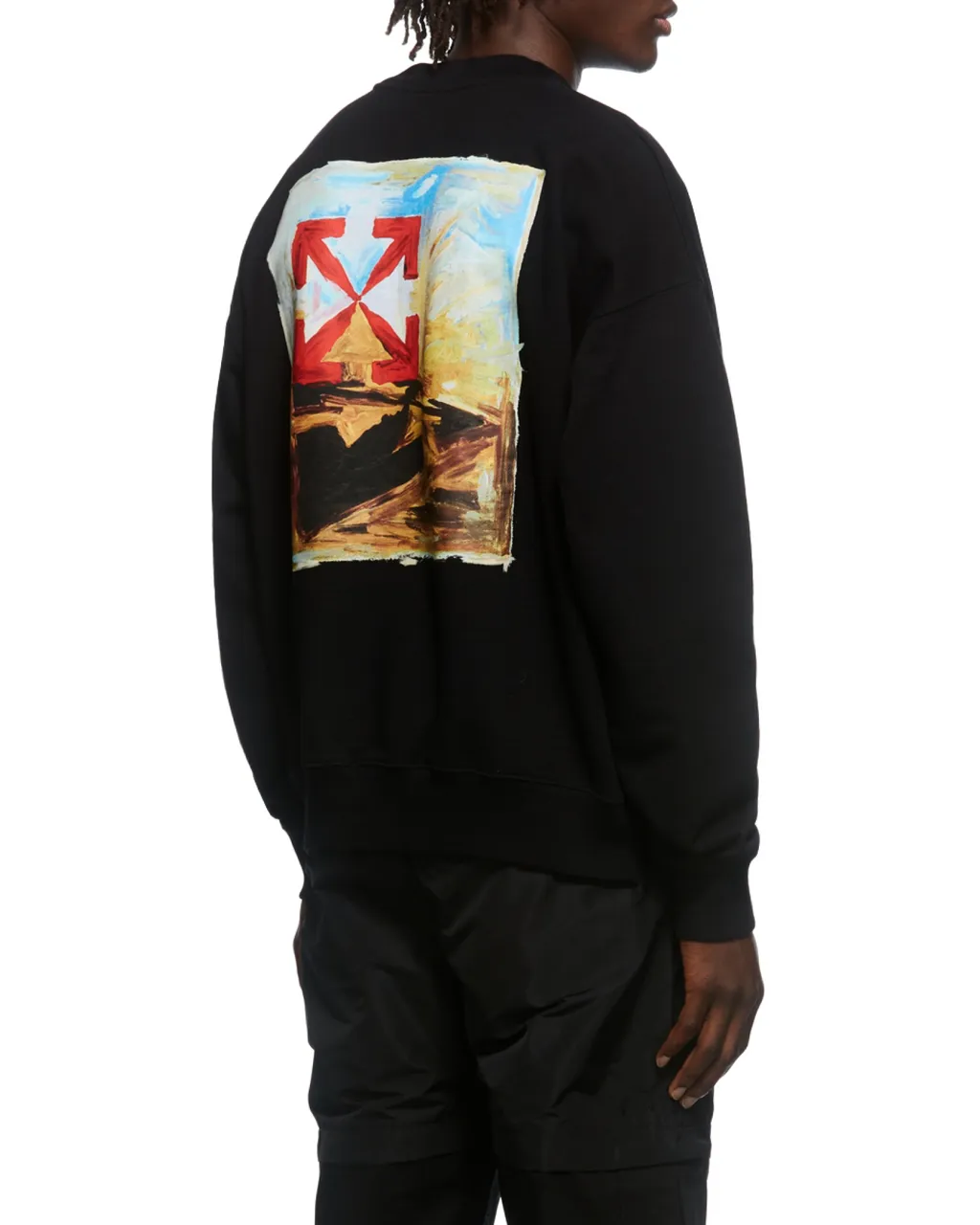 Off-White Arrow On Canvas Sweatshirt