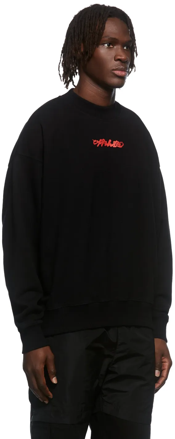 Off-White Arrow On Canvas Sweatshirt
