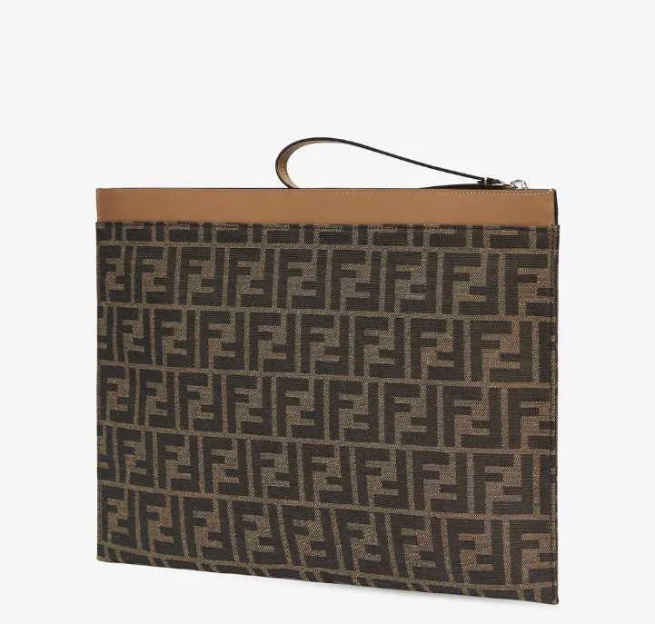 Fendi Ff Large Flat Pouch