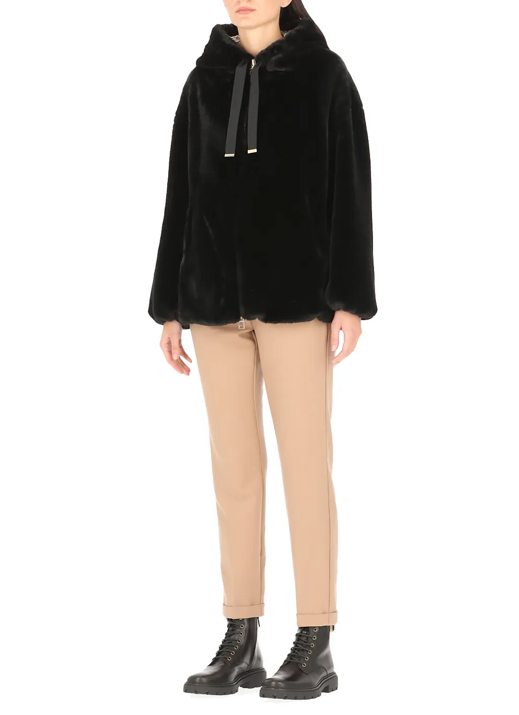Faux Fur Bomber Jacket