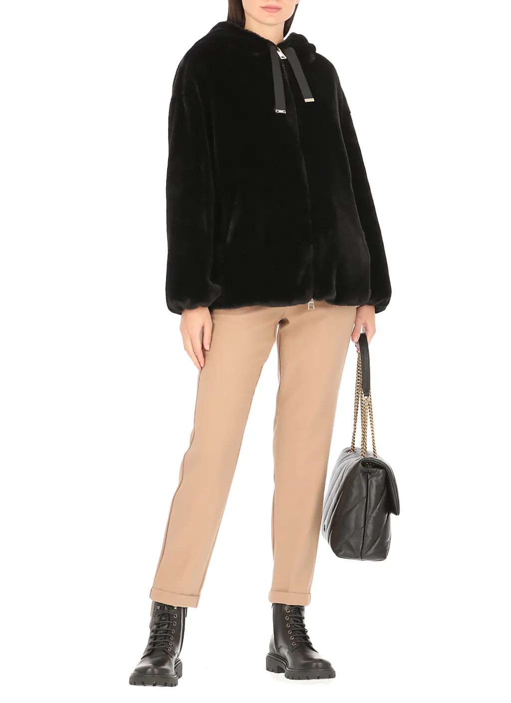Faux Fur Bomber Jacket