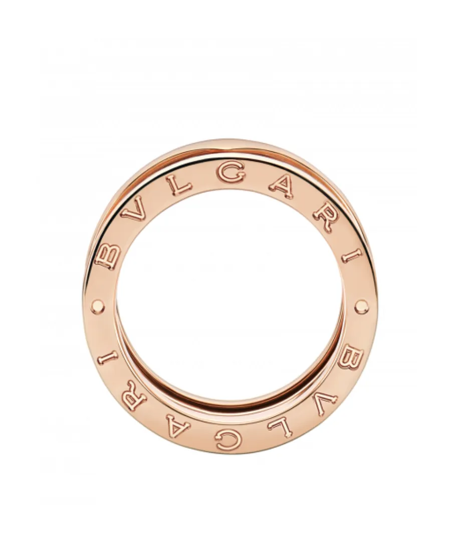 Rose Gold Three-Ring Ring
