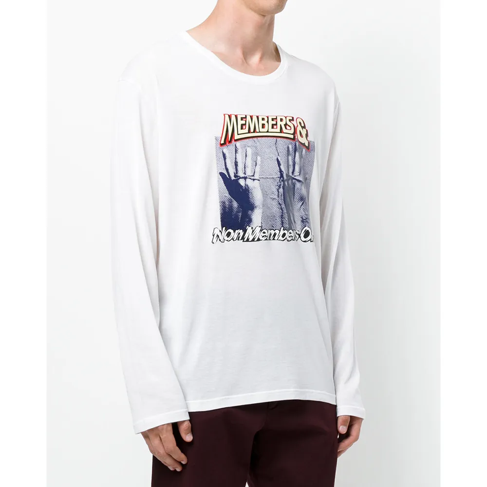 T-Shirt With Round Neck And Long Sleeves