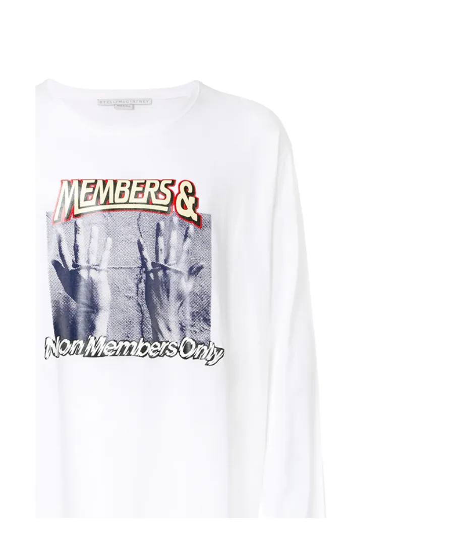 T-Shirt With Round Neck And Long Sleeves