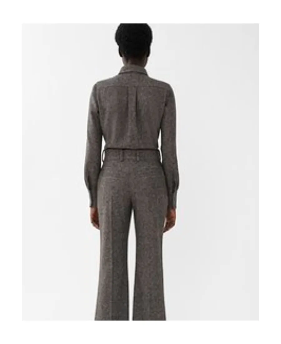 Silk Wool Tweed Shirt