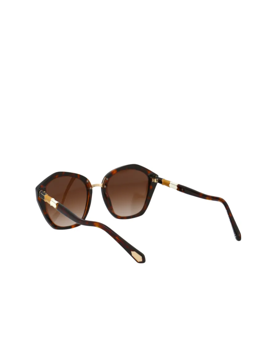 Oversized-Frame Tortoiseshell Sunglasses
