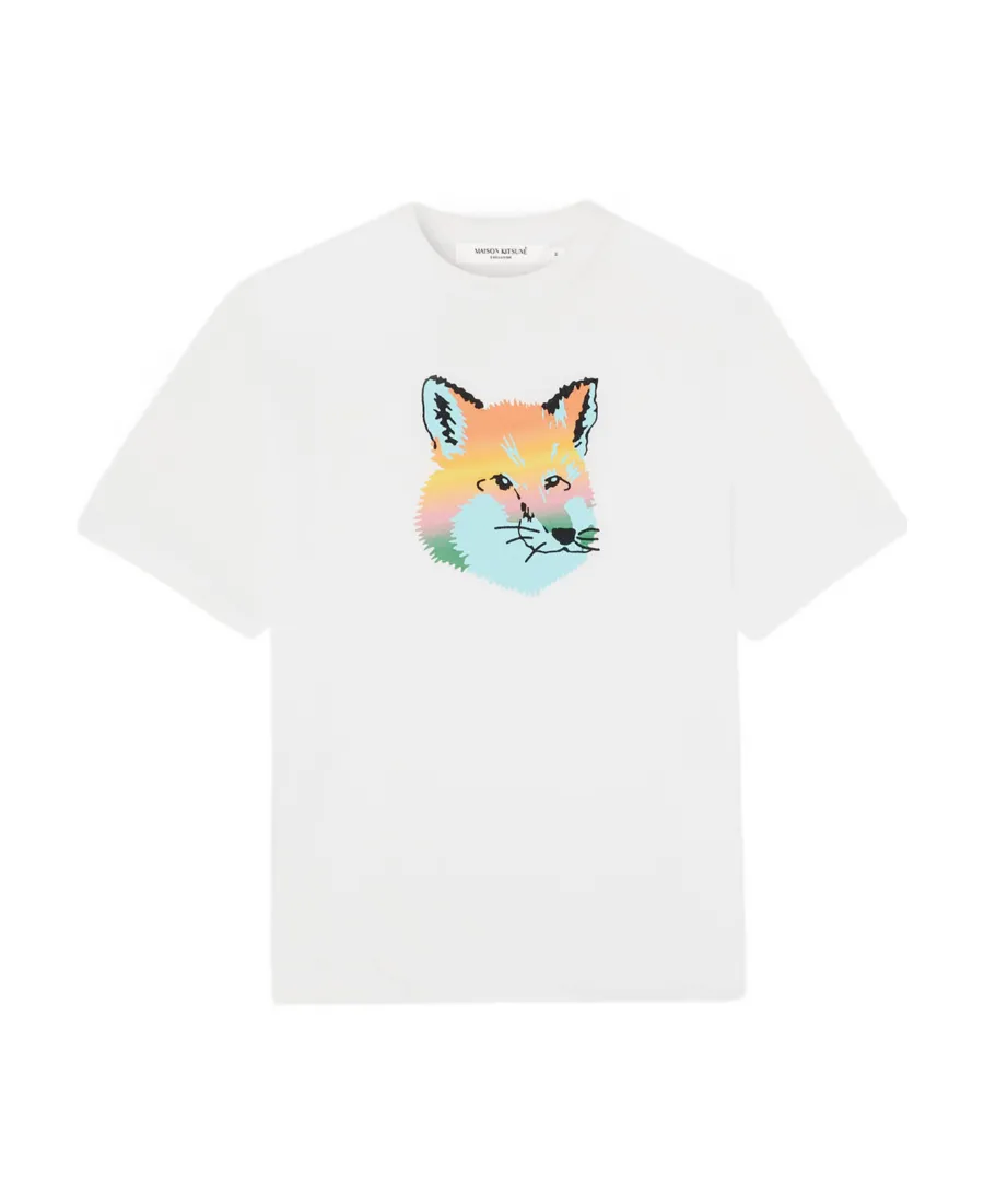 Maison Kitsuné Fox Printed Crewneck T-Shirt