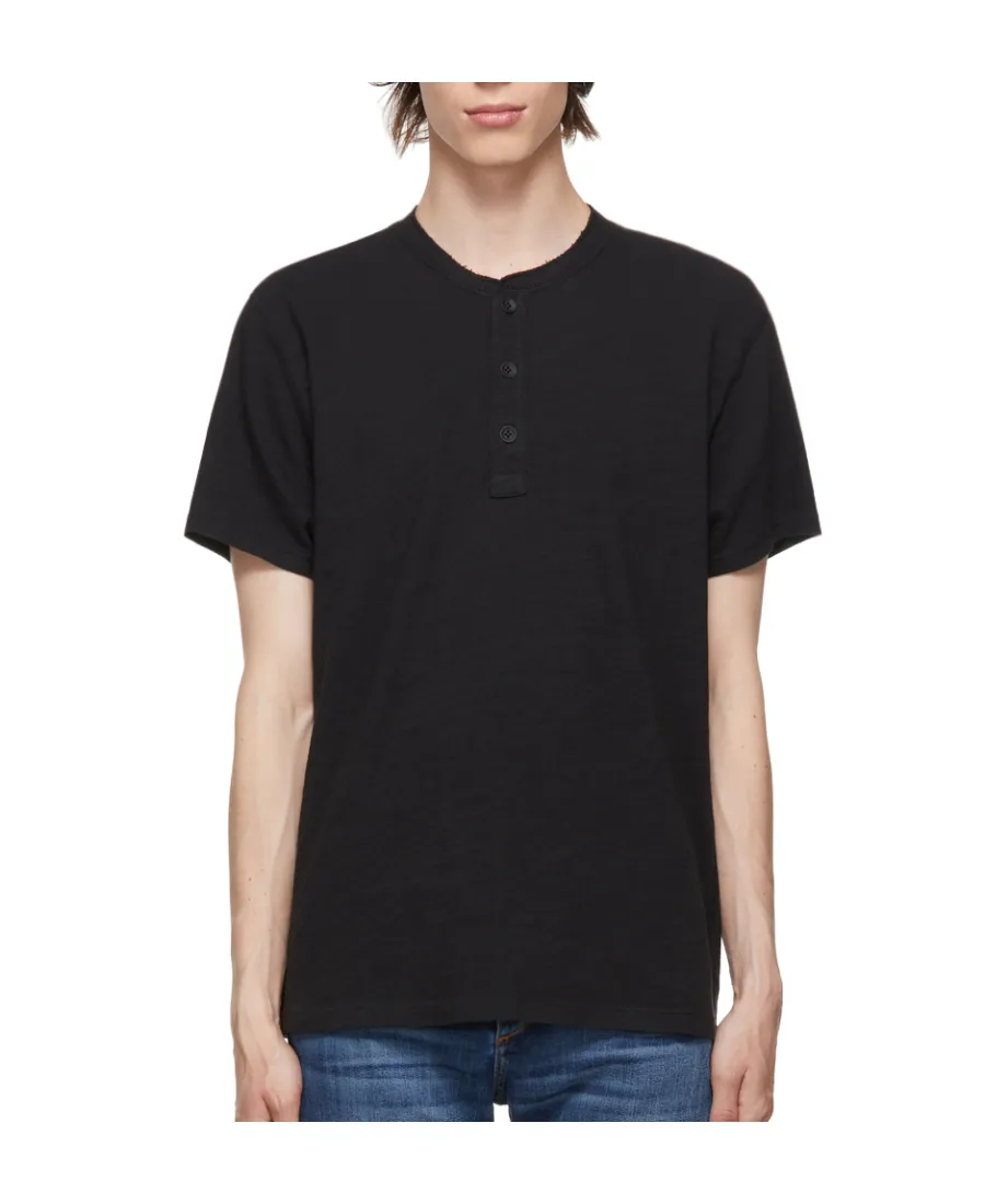 Short-Sleeve Henley T-Shirt